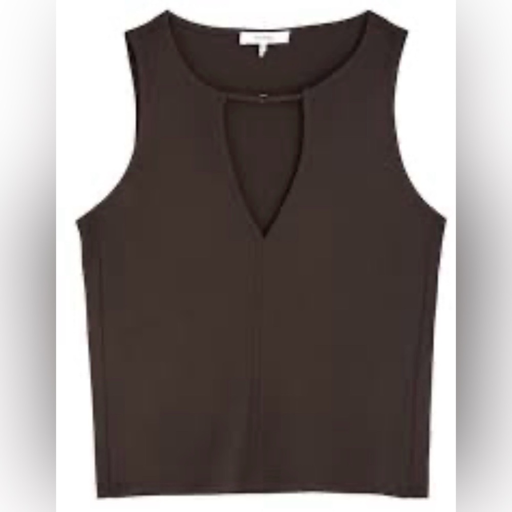 NWT Frame Denim Dark Brown Tank Top